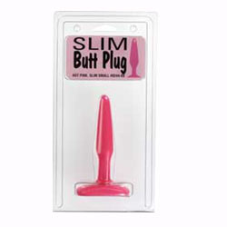 Butt Plug Hot Pink Slim Small Butt Plug Hot Pink Slim Small