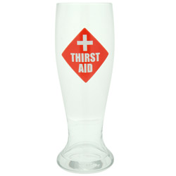 Bloody Big Beer Glass - Thirst Aid Bloody Big Beer Glass - Thirst Aid