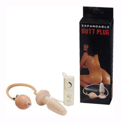 Inflatable Vibrating Butt Plug