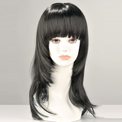 Kate Long Black Wig
