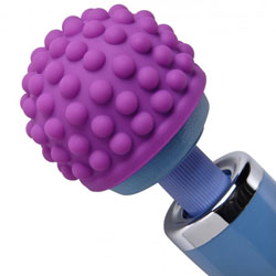Wand Essentials Purple Massage Bumps Silicone Attachment