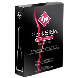 ID BackSlide Anal Formula Insert Tubes 4 x 8ml