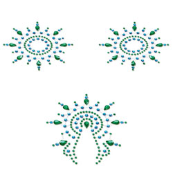 Petits Joujoux Gloria Green Nipple and Vagina Pasties