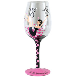 Tallulah Chic Wine Glass - Age 18