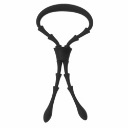 Mojo Vigor Pro Long Cock Ring Black