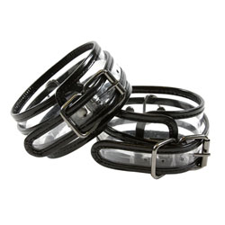 Bare Bondage Clear Vinyl Ankle Cuffs