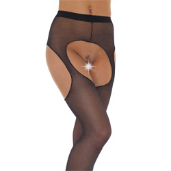 Black Suspender Tights