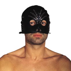 Leather Male Head Mask